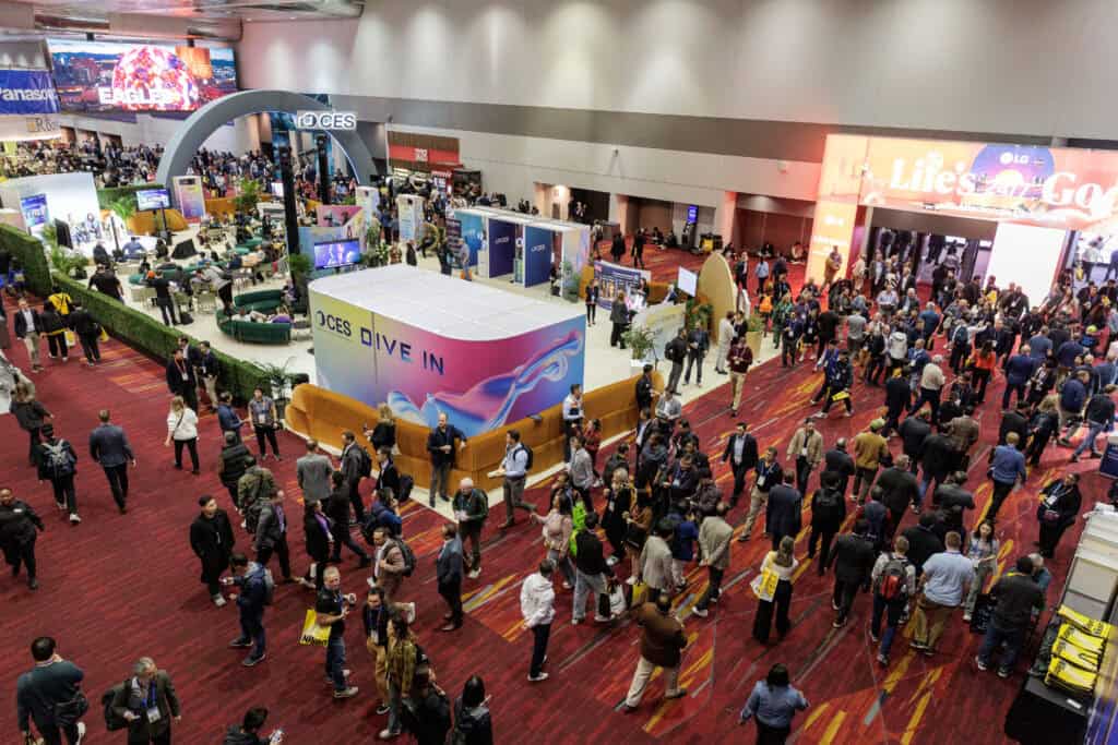 Attendees at the Consumer Electronics Show (CES)
