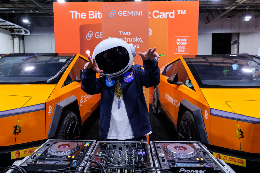 The Kraken booth at Bitcoin 2025